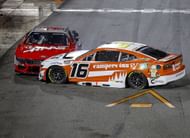 Cole Custer and AJ Allmendinger shortly after the incident - Qualifying Heat - Source: Getty